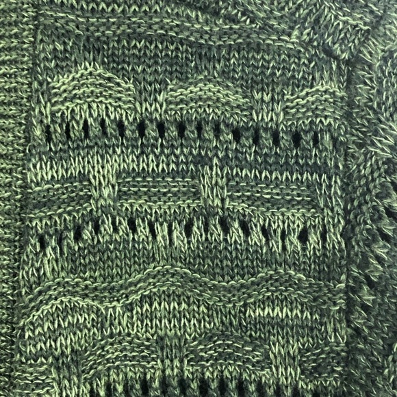 Studio works women’s green knit cardigan medium - Picture 5 of 9